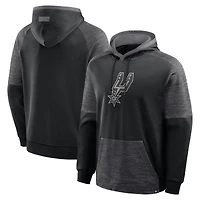 Men's Fanatics Black San Antonio Spurs Pick & Roll Defender Pullover Hoodie