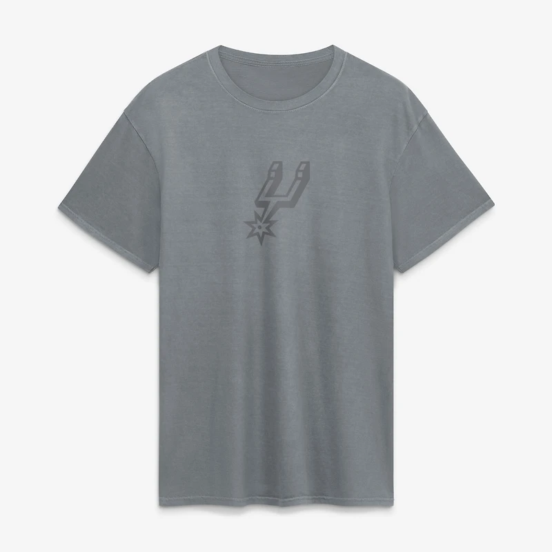Men's Fanatics Gray San Antonio Spurs Beach Wash T-Shirt