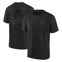 T-shirt épais noir San Antonio Spurs de Fanatics pour homme