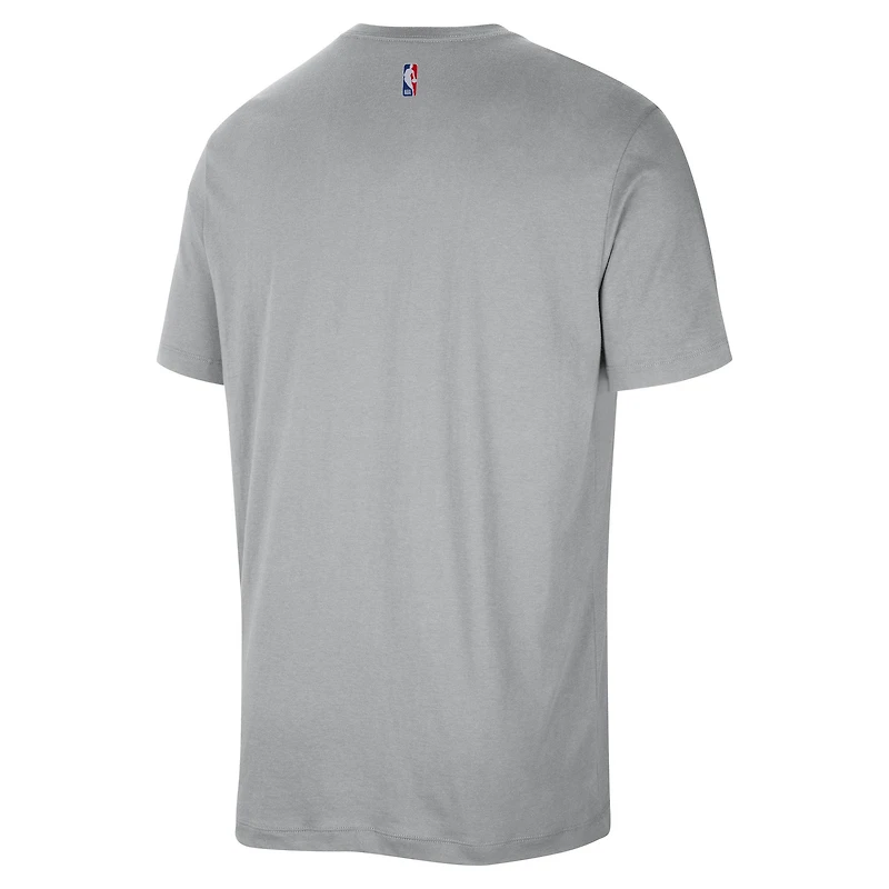 T-shirt Jordan Brand Silver San Antonio Spurs Statement Edition Essential pour homme