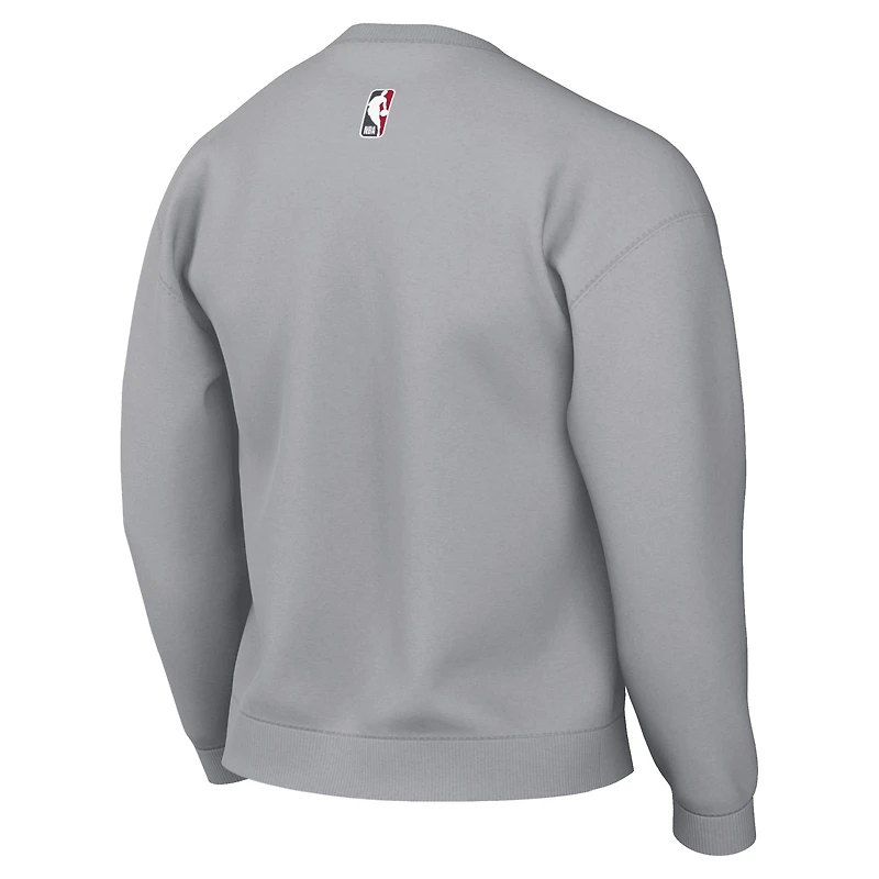 Sweat-shirt Jordan Brand Silver San Antonio Spurs Statement Edition pour homme