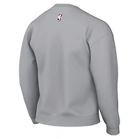 Sweat-shirt Jordan Brand Silver San Antonio Spurs Statement Edition pour homme