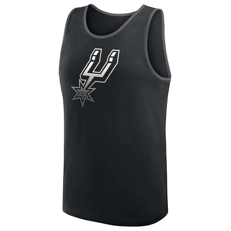 Débardeur noir à logo athlétique pour homme San Antonio Spurs Unmatched Success