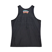 Men's Mitchell & Ness Black/White San Antonio Spurs Hardwood Classics Reversible Mesh Practice Jersey