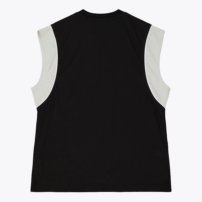 Men's Mitchell & Ness  Black San Antonio Spurs 2002-03 Authentic Sleeveless Shooting Shirt