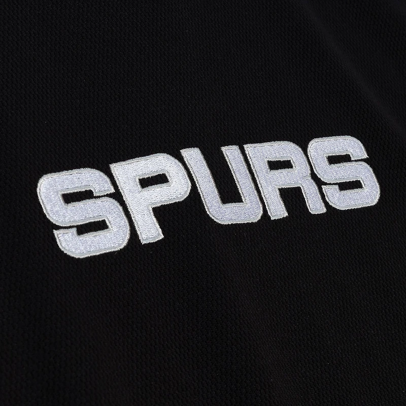 Men's Mitchell & Ness  Black San Antonio Spurs 2002-03 Authentic Sleeveless Shooting Shirt