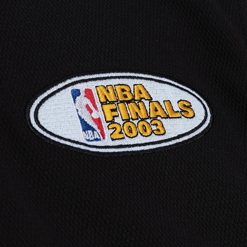 Maillot de tir authentique sans manches Mitchell & Ness noir San Antonio Spurs 2002-03 pour homme