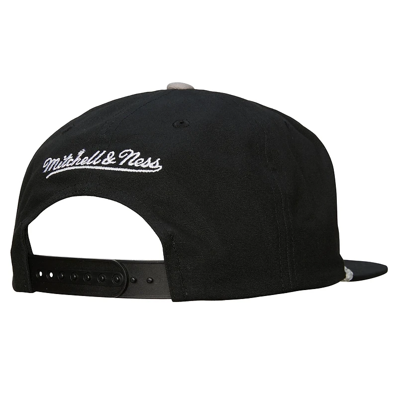 Casquette snapback Mitchell & Ness noire San Antonio Spurs Ascend Deadstock pour homme