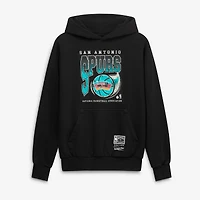 Men's Mitchell & Ness  Black San Antonio Spurs Ball Out Hoodie