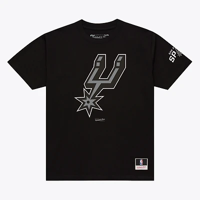 Men's Mitchell & Ness Black San Antonio Spurs Basic T-Shirt