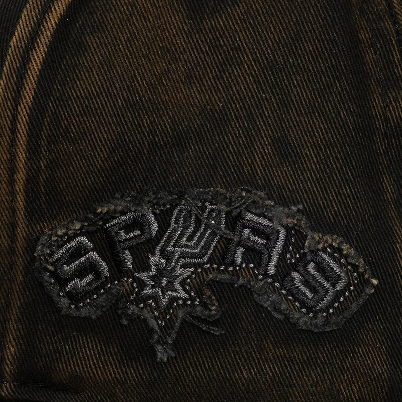 Casquette snapback Mitchell & Ness noire San Antonio Spurs Downtown Pro Crown pour homme