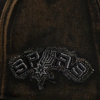 Casquette snapback Mitchell & Ness noire San Antonio Spurs Downtown Pro Crown pour homme