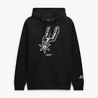 Men's Mitchell & Ness  Black San Antonio Spurs Fleece Hoodie