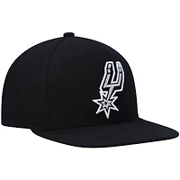 Casquette San Antonio Spurs Ground 2.0 Snapback noire Mitchell & Ness pour homme