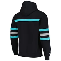 Sweat à capuche noir Mitchell & Ness pour hommes des San Antonio Spurs Head Coach