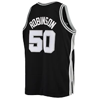 Men's Mitchell & Ness David Robinson Black San Antonio Spurs 1998/99 Big Tall Hardwood Classics Swingman Jersey