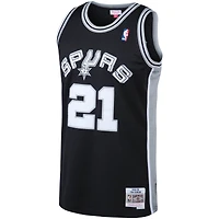 Maillot Swingman Mitchell & Ness Tim Duncan noir San Antonio Spurs 1998/99 Big Tall Hardwood Classics pour hommes