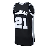 Men's Mitchell & Ness Tim Duncan Black San Antonio Spurs 1998/99 Hardwood Classics Swingman Jersey