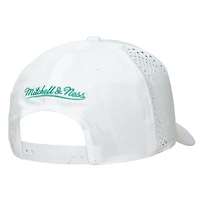 Men's Mitchell & Ness White San Antonio Spurs Perfect Lightweight Pro Crown Adjustable Hat
