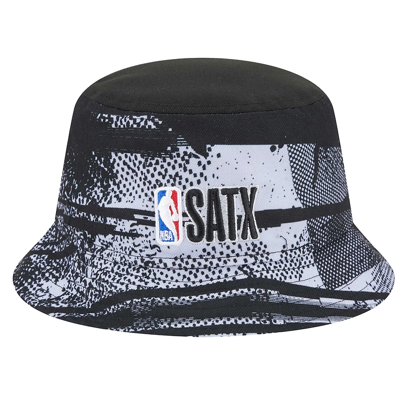 Casquette New Era noire/grise pour homme San Antonio Spurs Tip-Off