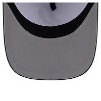Men's New Era  Black/White San Antonio Spurs Washed Meshback 9FIFTY Adjustable Hat