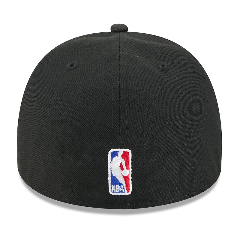 Casquette ajustée A-Frame 59FIFTY noire New Era pour homme, San Antonio Spurs, draft NBA 2025