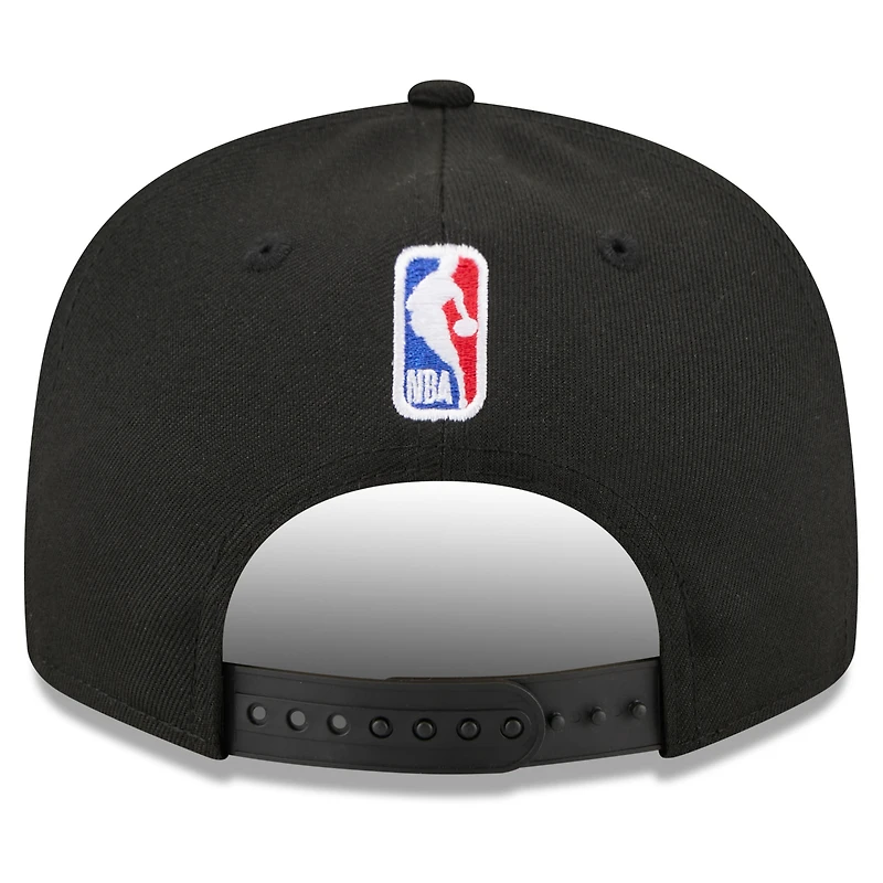 Casquette snapback New Era noire San Antonio Spurs 2026 NBA Draft Crystal 9FIFTY pour homme