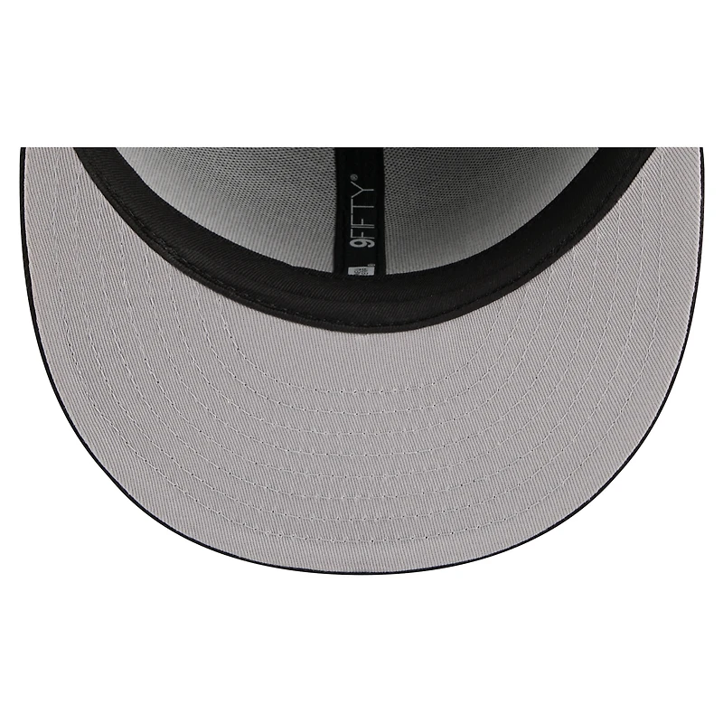 Men's New Era Black San Antonio Spurs 2026 NBA Draft Crystal 9FIFTY Snapback Hat