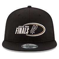 Men's New Era Black San Antonio Spurs 2026 NBA Finals 9FIFTY Snapback Hat