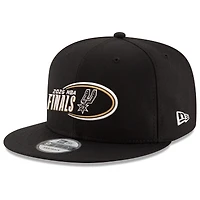 Men's New Era Black San Antonio Spurs 2026 NBA Finals 9FIFTY Snapback Hat