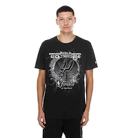 Men's New Era Black San Antonio Spurs 2026 NBA Finals Lightning Ball T-Shirt