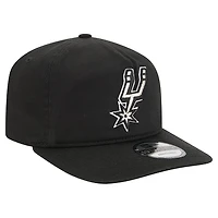 Casquette ajustable New Era noire San Antonio Spurs en coton 19TWENTY pour homme