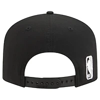 Casquette ajustable New Era noire San Antonio Spurs en coton 19TWENTY pour homme