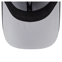 Casquette New Era noire San Antonio Spurs Featherweight Poly Rope Flex 39Thirty pour homme