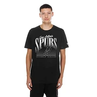 T-shirt noir New Era San Antonio Spurs NBA Division Sud-Ouest pour homme