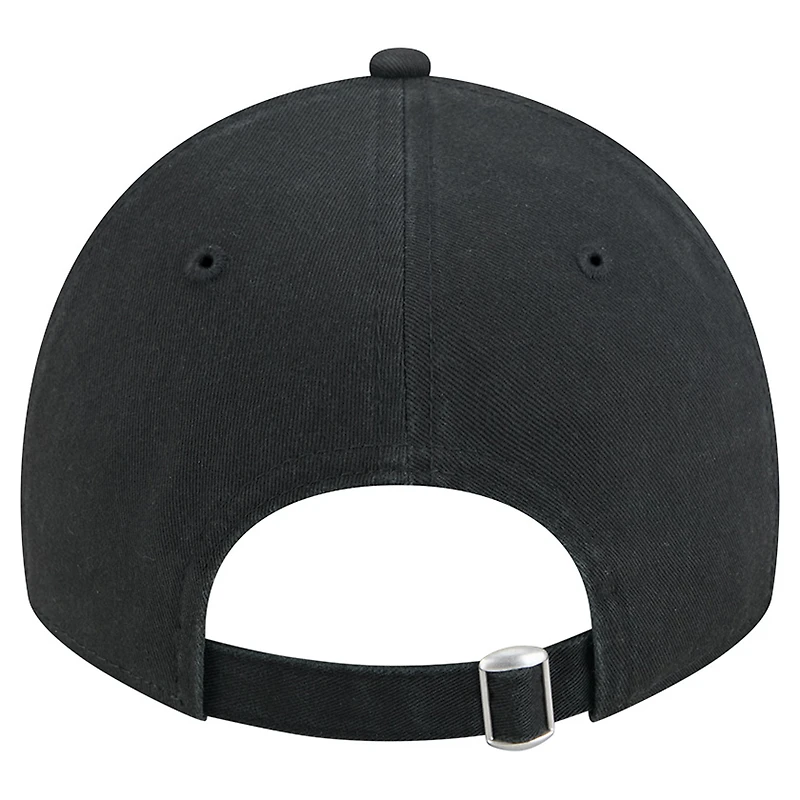 Men's New Era  Black San Antonio Spurs Team 9TWENTY Adjustable Hat