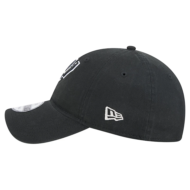 Men's New Era  Black San Antonio Spurs Team 9TWENTY Adjustable Hat