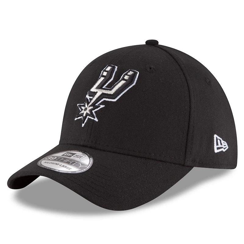 Casquette Flex 39THIRTY classique San Antonio Spurs Team New Era pour homme, noire