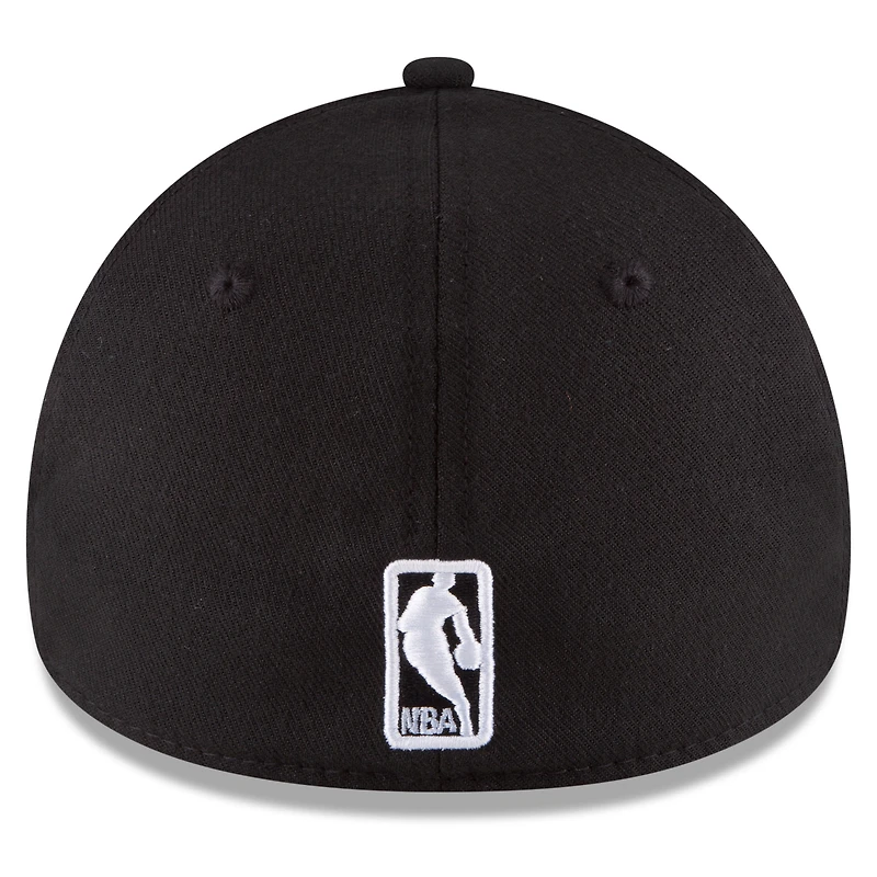 Casquette Flex 39THIRTY classique San Antonio Spurs Team New Era pour homme, noire