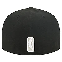 Casquette ajustée New Era noire San Antonio Spurs Tri-Hit 59Fifty pour homme