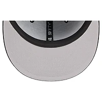 Casquette ajustée New Era noire San Antonio Spurs Tri-Hit 59Fifty pour homme