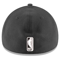 Casquette New Era Graphite San Antonio Spurs 39THIRTY Flex pour homme