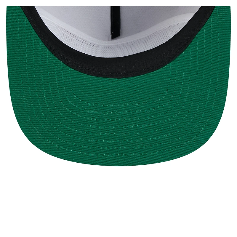 Casquette snapback grise New Era San Antonio Spurs pour homme, modèle rétro, propriété du golfeur