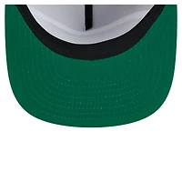Casquette snapback grise New Era San Antonio Spurs pour homme, modèle rétro, propriété du golfeur
