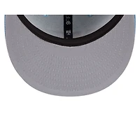 Casquette Snapback 9FIFTY City Edition 2024/25 San Antonio Spurs bleu clair New Era pour homme