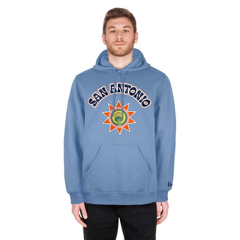 Sweat à capuche bleu clair San Antonio Spurs 2024/25 City Edition pour homme New Era