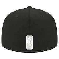 Men's New Era  White/Black San Antonio Spurs Repeat 59Fifty Fitted Hat