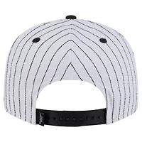 Casquette snapback New Era blanche San Antonio Spurs Deceptor à fines rayures 9FIFTY pour homme