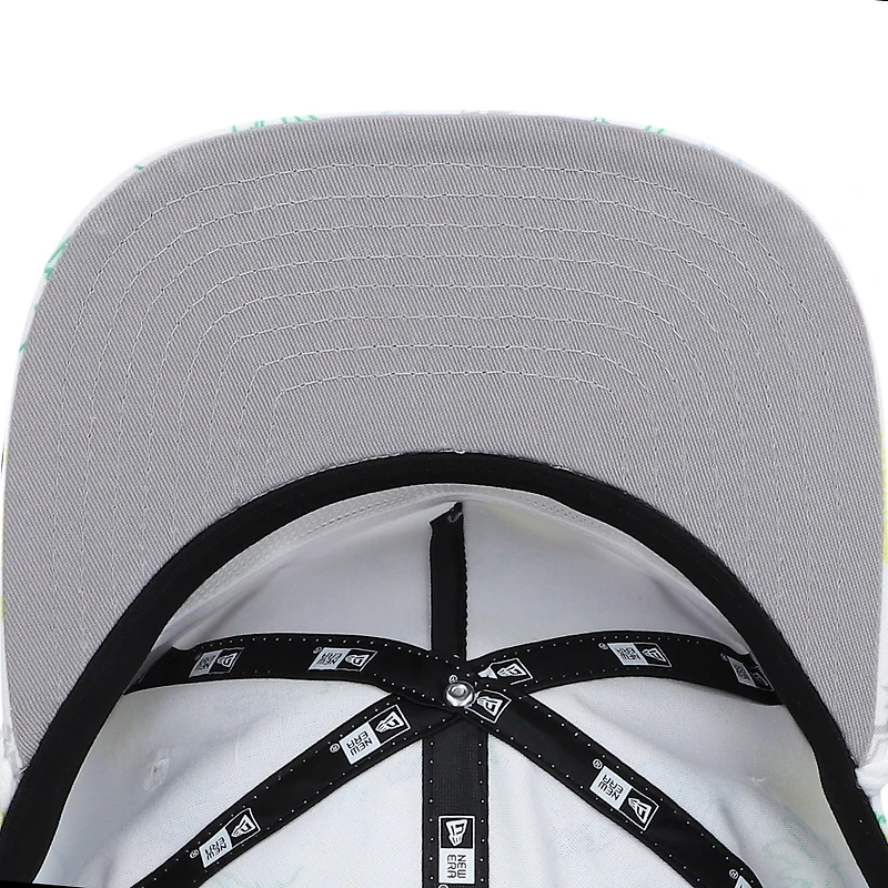 Men's New Era White San Antonio Spurs Palm Trees and Waves Golfer Adjustable Hat