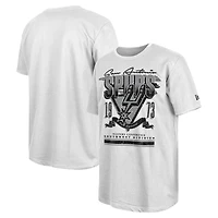 T-shirt oversize San Antonio Spurs Sport Classics blanc New Era pour homme